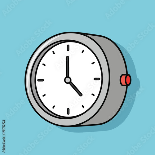 Gray Alarm Clock