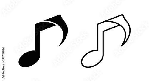 Musical notes, music symbols, music design, music illustration, music art, music icons Vector