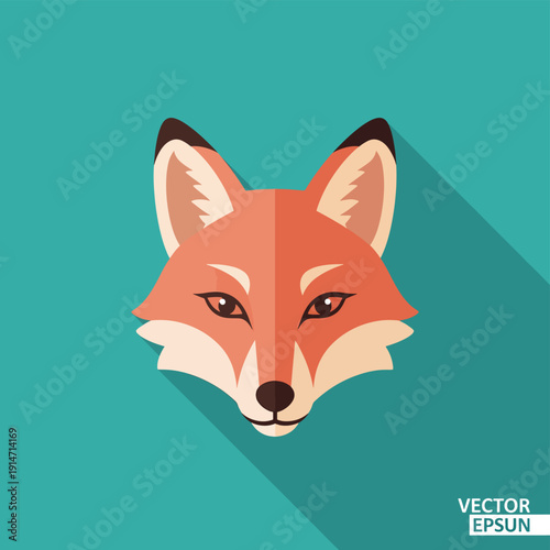 Red Fox Head Icon