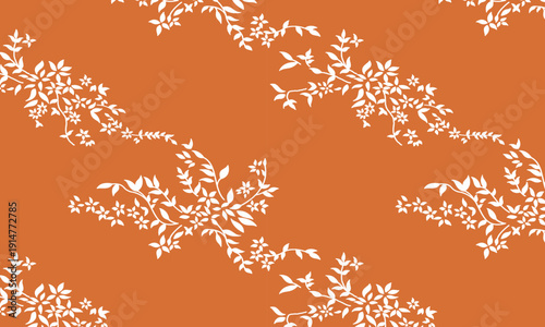 Abstract flower pattern vector seamless pattern suitable for fabric,textile,and home decore
