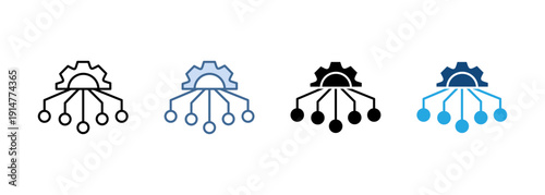 Multi Style Icon Set Management Collection