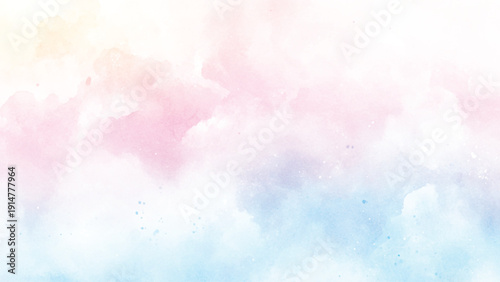 A colorful abstract design featuring a dynamic flow of rainbow liquid on a pale white marble backdrop.
