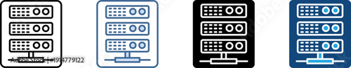 Multi Style Icon Set Server Collection