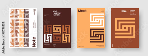 Geometric Brochure Template. Abstract Background Design. Isolated Banner Layout. Report. Book Cover. Poster. Business Presentation. Flyer. Catalog. Newsletter. Pamphlet. Journal. Leaflet. Portfolio