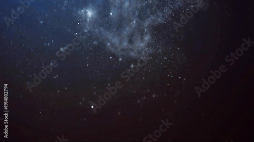 Wallpaper Mural Cosmic dust particles floating in dark space background Torontodigital.ca