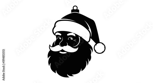 santa claus on white