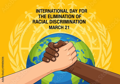 International day for the elimination of racial discrimination awareness graphic