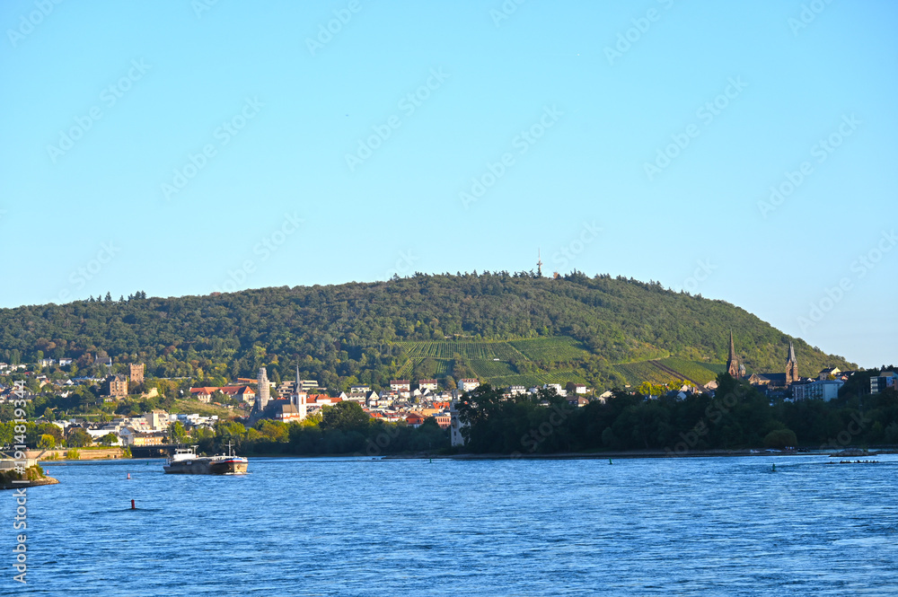 Fototapeta premium Mittelrhein, Rhein, Bingen