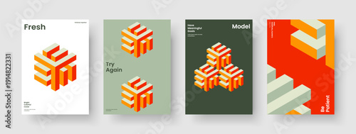 Geometric Poster Layout. Creative Business Presentation Template. Isolated Book Cover Design. Background. Banner. Brochure. Flyer. Report. Notebook. Advertising. Handbill. Pamphlet. Journal