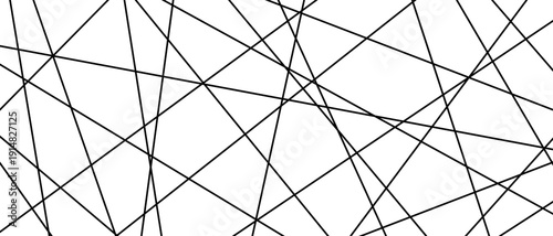 Chaotic straight diagonal strokes create dynamic monochrome vector texture with asymmetric angular composition perfect for modern minimalist artistic backgrounds and edgy graphic projects.