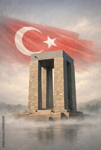 Wallpaper Mural 18 mart canakkale zaferi poster illustration. Torontodigital.ca