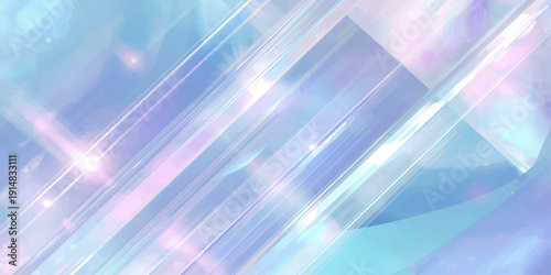 An artistic blue wallpaper features a soft abstract light background with colorful bokeh textures and bright motion lines to create a vibrant energy backdrop for web design