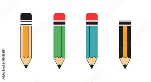 Pencil Line art abstract clean tone illustration