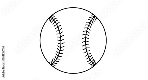 Baseball Stitched Leather Sports Equipment.