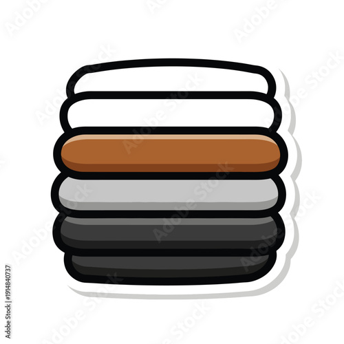 Stack of Blanket or Blankets Pile.