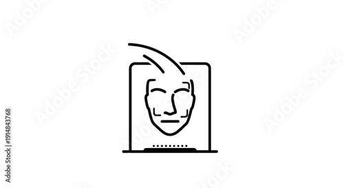 Comedy theater drama mask icon.