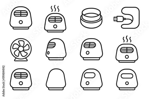 Internal usb aromatherapy scent vector quiet icon modern fan airflow clean power