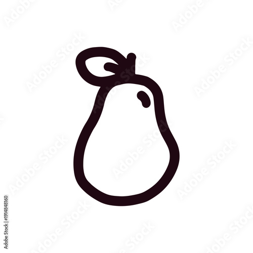 Pear fruit design vector illustration
