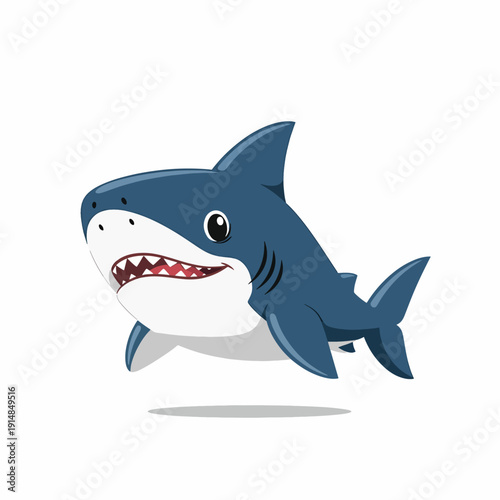 Cartoon Shark Character