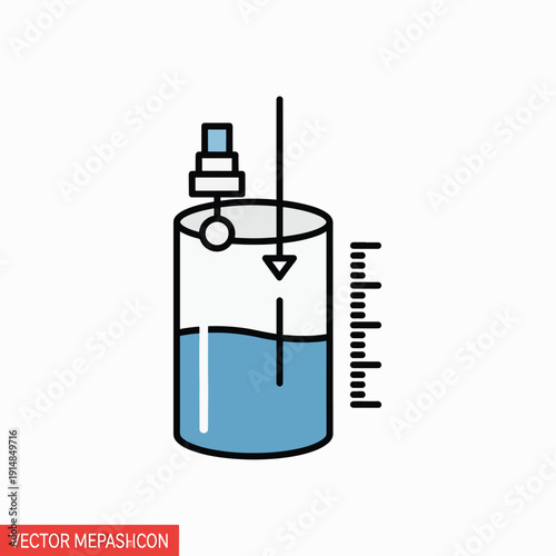 Measuring Liquid Level in Cylinder