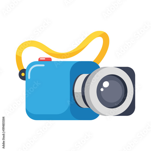 Blue Camera Icon