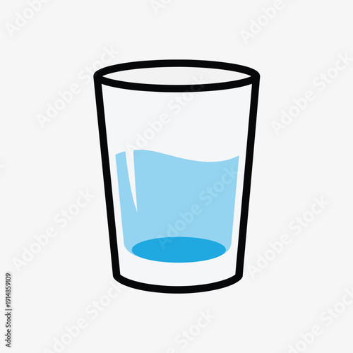 Half Full Glass of Water