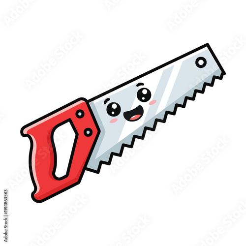 Hand Saw With Funny Face