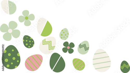 Easter Corner Decoration Pink