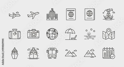 Healthcare and medical line icon collection designed for hospitals, medical centers, health applications, and wellness platforms. This icon set includes medical symbols such as heartbeat monitor, ambu