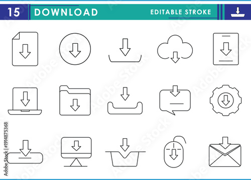 Download Line Icons Set