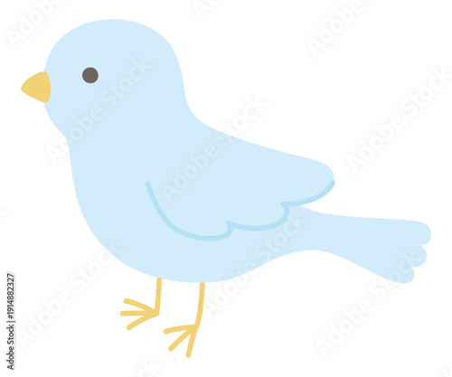 かわいい小鳥のベクターイラスト