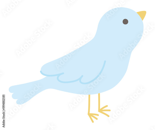かわいい小鳥のベクターイラスト