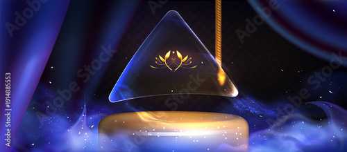 abstract background with glowing light effects