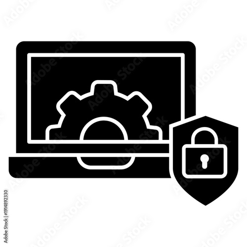 Firewall vector icon. Cybersecurity Illustration sign. Computer antivirus symbol. Data protection logo.
