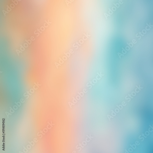 Abstract Blue and Orange Gradient Background with Soft Blurred Texture