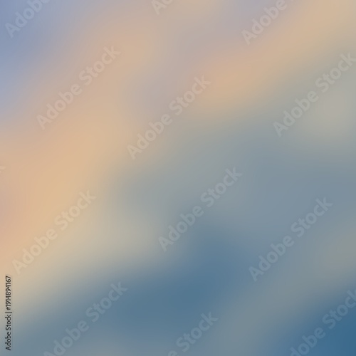 Abstract Yellow and Blue Gradient Background with Soft Blurred Texture