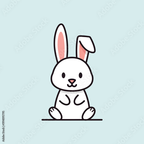 Cute Cartoon Rabbit