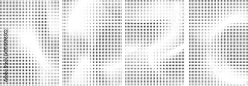 Abstract halftone blur panels background soft dot texture minimal layout vector illustration
