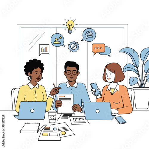 Team Brainstorming Session