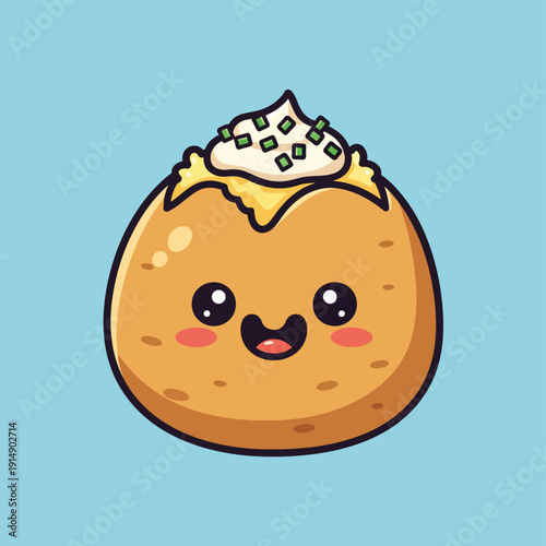 Happy Potato with Sour Cream