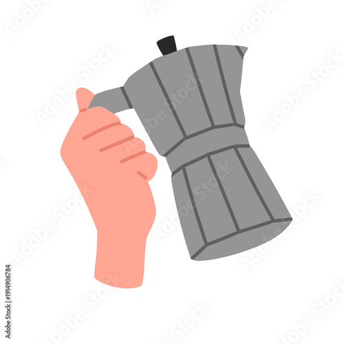 vector featuring hands holding various coffee tools and drinks. Perfect for café branding, barista guides, menu design, packaging, social media content, poster,and coffee-themed creative projects