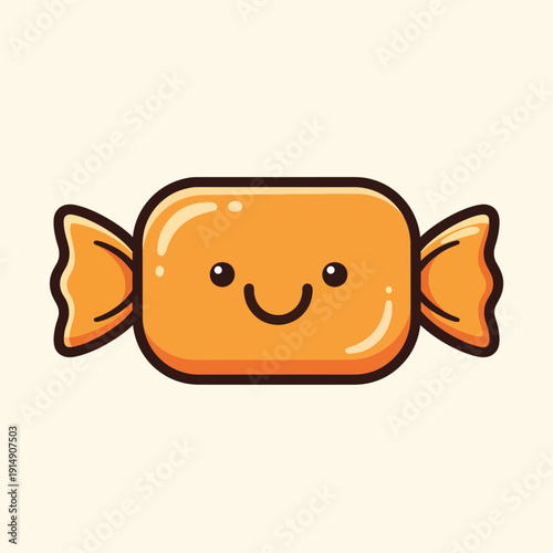 Smiling Orange Candy