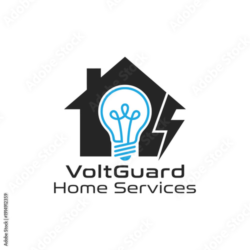 Voltguard home services logo for electrical repair and maintenance