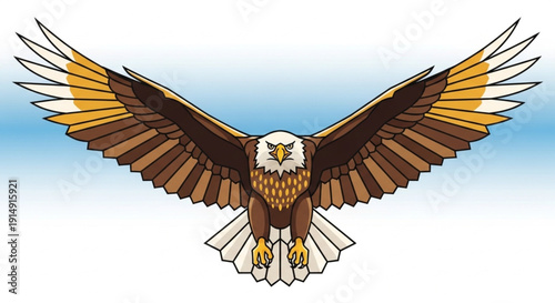 eagle in flight