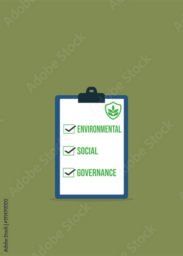 ESG Compliance checklist report	