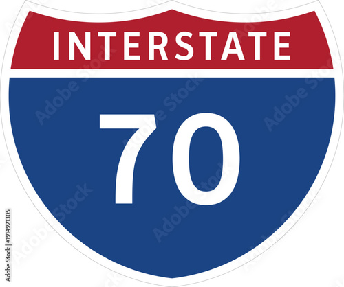  I-70, Interstate 70 Highway System Design Sign