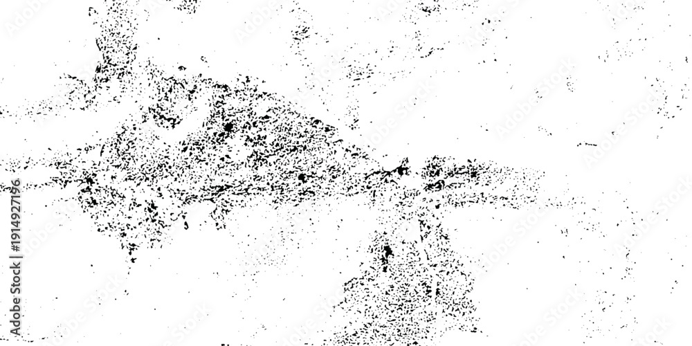 Obraz premium Distressed grain texture vector illustration dirt messy splash overlay and black and white Dust distress grungy effect paint. Vertical scratch rustic surface effect monochrome texture composed dust.