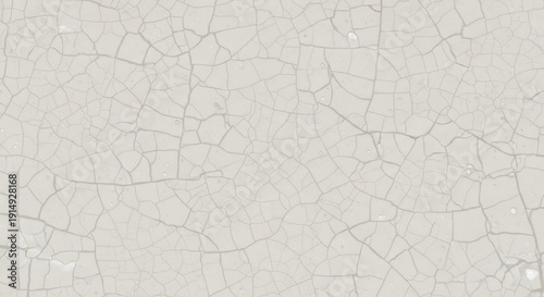 Cracked Light Beige Surface Texture Background with Fine Lines.