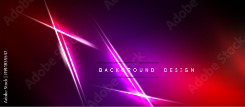 Vibrant abstract background. Purple, red gradients create dynamic light streaks. Modern design element for digital projects.