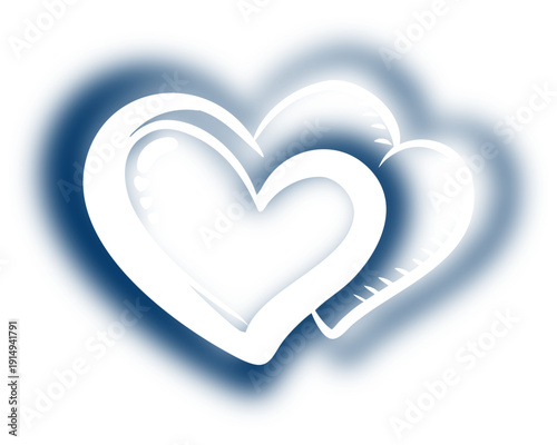 Neon Broken Heart Sad Love Emotion Line Icon